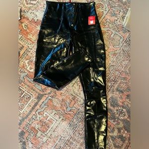 SPANX patent leather leggings